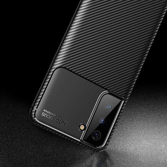 CaseUp Samsung Galaxy S22 Kılıf Fiber Design Lacivert 4